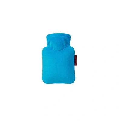 Image de Hugo Frosch Mini bouillotte 0,2 l avec housse en velours bleu eau