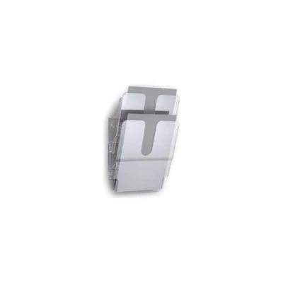 Image de Durable 1709008400 Jeu de Distributeurs Brochures Flexiplus 2 A4, 1 Jeu, Transparent