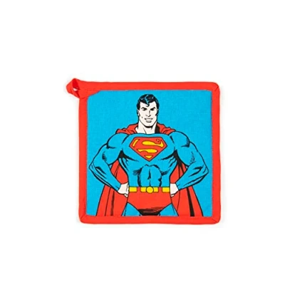Image de Excelsa Superman Manique de Cuisine, 20 x cm, Doublure 100% Coton, Rembourrage en Polyester