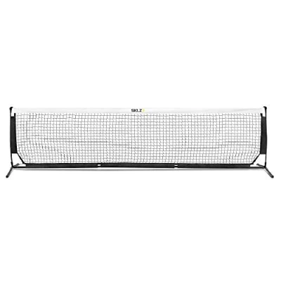 Image de SKLZ Football Volley Net, Filet d&#039;entraînement de Football, Installation Rapide, Blanc Noir, 12ft x 3ft