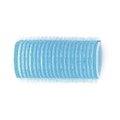 Image de Sibel Sachets en plastique Cheveux Bigoudis auto agrippants 28mm bleu clair