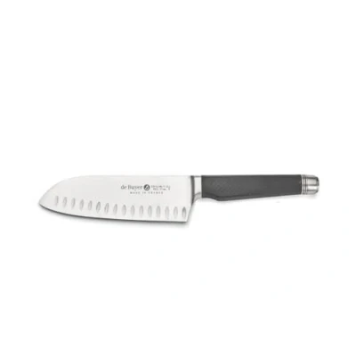Image de De Buyer Couteau Santoku FK2 en acier inoxydable Longueur 17 cm , Noir