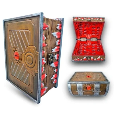 Image de Power Beast Dungeon Mimic Livre pour Le Stockage des Dés, Chest, Sac Les et Plateau Jeu de Donjons Dragons, D&amp;D, Dungeons and DND, RPG, Dés Polyédriques.
