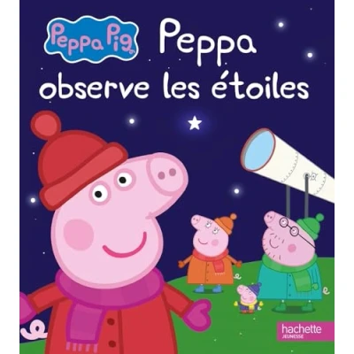Image de Peppa Pig observe les étoiles (Cartonné)
