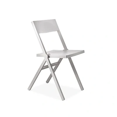 Image de Alessi Piana ASPN9001 Chaise Pliante Design en Polypropylène Renforcé de Verre, Blanc