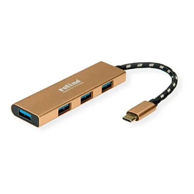 Image de ROLINE 14.02.5049 5 USB 3.2 Gen 1 (3.1 1) Type C 5000 Mbit/s Or Neuf