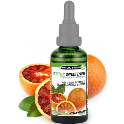 Image de ALPHAPOWER FOOD I Stévia Gouttes de goût PAMPLEMOUSSE ROSE arôme alimentaire naturel Édulcorant Liquide très concentré 1 x 50 ml
