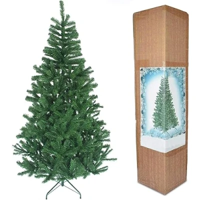 Image de Gift 4 All Occasions Sapin de Noël artificiel avec pied en métal 550 branches Vert 1,8 m