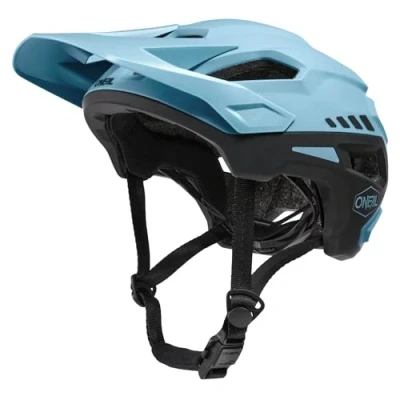 Image de O&#039;NEAL Casque de Vélo I VTT Dynamique avec Larges Trous d&#039;Aération Norme Sécurité EN1078 Trailfinder Helmet Split V.20 Homme et Femme Bleu Glace/Noir Taille L/XL