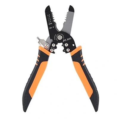 Image de 175mm Pince à Dénuder, Réglable Multifonctionnel Dénudeur de Fils Multi Tool Stripper, Cutter et Crimper Appareil Dénuder Outil