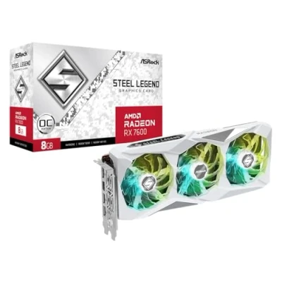 Image de ASRock Radeon RX 7600 Steel Legend 8GO, 8192 MB GDDR6