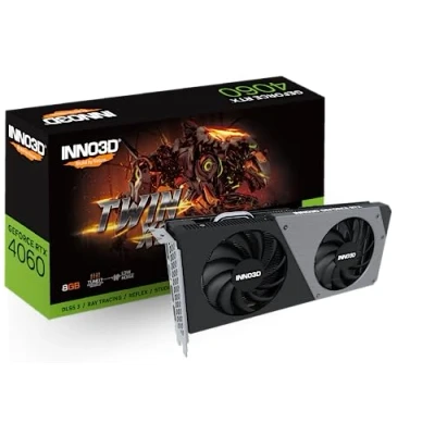 Image de Inno 3D GeForce RTX 4060 Twin X2 Carte Graphique de Jeu GDDR6 8 Go