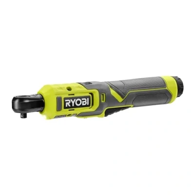 Image de RYOBI Clé à cliquet 4V USB Lithium emmanchement carré 1/4’’ 80 Nm Livrée avec son câble C &amp; 1 batterie 2,0 Ah RR14W4 120G