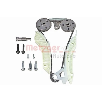 Image de METZGER 7490060 Jeu de distribution à chaînes avec roue dentée d&#039;arbres came, réglage d’arbre cames MINI: 3/5 portes, Countryman, Clubman