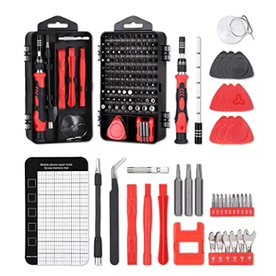Image de UIHOL 141 en 1 Tournevis Precision Tools, Portable Torx Kit de Magnétique, Avec Triangle Complet Outils Réparation Trousse, Pour PC Ordinateur/Laptop/iPhone/Lunettes/Smartphone