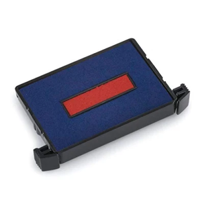 Image de 3 Cassettes d&#039;encre 6/4750 bleue et Rouge (Bleu pour Le Texte au centre La Date) Tampons Trodat Printy 4750, 4750L