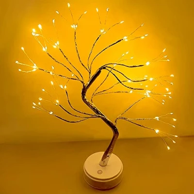 Image de HONPHIER Arbre Lumineux LED Lumière Décoration de Chambre Utilisation Intérieur Lumières Décoratives pour Fête, Mariage, Noël (Bouleau d&#039;arbre)