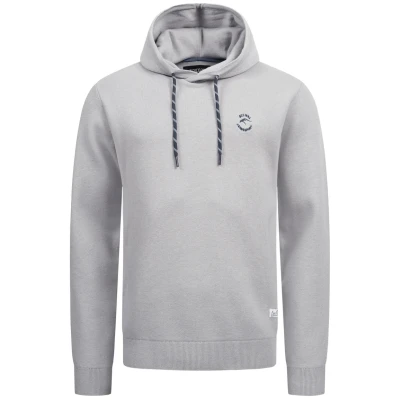 Image de Indicode Hommes Longview Hoodie Sweat à Capuche Lt Grey Mix M