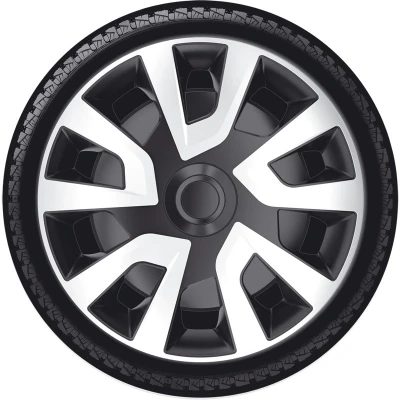 Image de AutoStyle PP 5355 Enjoliveurs 15Pouces noir/argenté