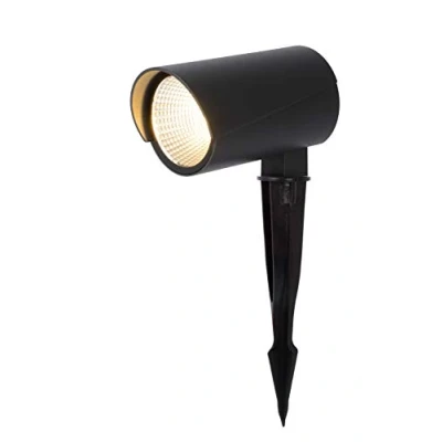 Image de Lucide Manal spot de sol sur piquet 9 x 15 31 cm 12W LED incl. IP65 anthracite