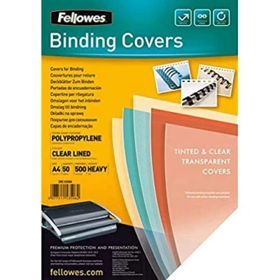 Image de Fellowes Fantaisie Couverture de reliure A4 Transparent