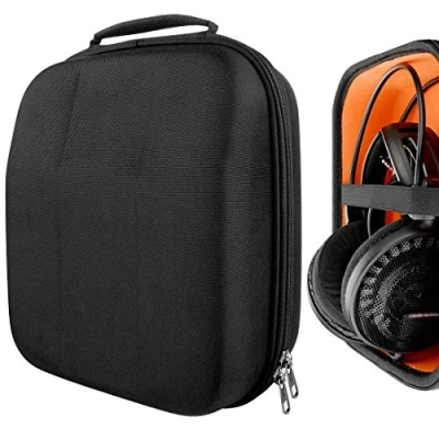 Image de Geekria éétui Rigide pour Casque Audio Technica ATH AD700, AD700X, AD500X, AD900X, AD1000X, A1000Z, W1000X, A990z, R70X and More, Coque de Protection Voyage