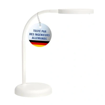 Image de MAUL Lampe LED MAULjoy bureau sur pied stable Petite de peu encombrante pour la table et le flexible avec température couleur 3000K Blanc