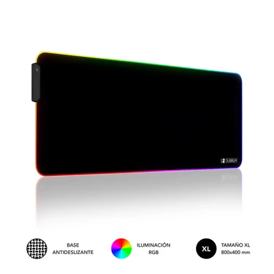 Image de SUBBLIM SUBMP 02RGB01 Tapis de souris jeu Noir Neuf