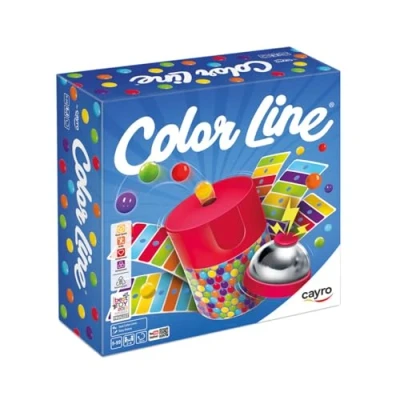Image de Cayro Color Line Jeu d&#039;action et de Vitesse société Développement l&#039;habileté Manuelle la Vision Spatiale (332) Multicolore