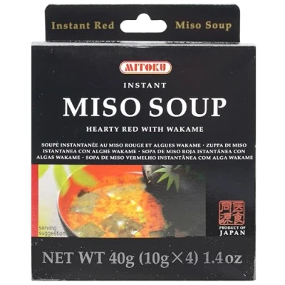 Image de Probios Soupe au Miso Rouge Avec Wakame Bio 4X10g