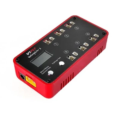 Image de VIFLY WhoopStor V3 1S LiPo Chargeur et déchargeur de batterie avec écran LCD Tiny Whoop connecteurs PH2.0 BT2.0