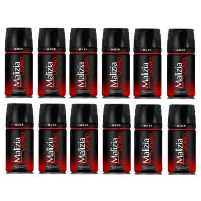 Image de Lot 12 Malicieuse Déodorant Homme Spray 150 Musk Soin du Corps