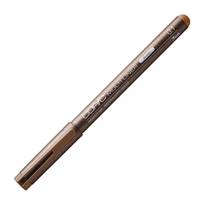 Image de Copic Multiliner 0,1 mm, Brown, Feutre fin à pointe fine et encre pigments résistante l&#039;eau