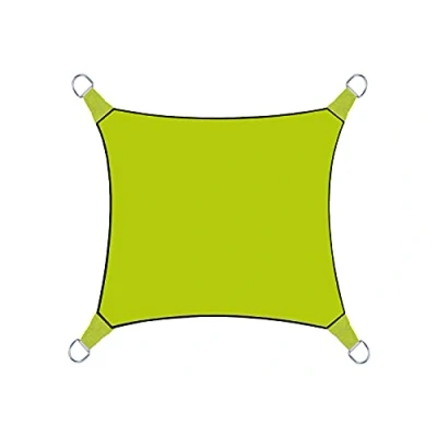 Image de Perel 06554 Voile d&#039;Ombrage Carrée Vert 3,6 x m
