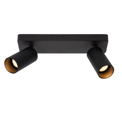 Image de Lucide CLUBS Spot plafond 2xGU10 Noir