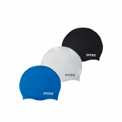 Image de Bonnet de Natation INTEX Multicolore Taille Unique Silicone Mixte