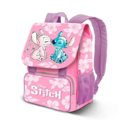 Image de Sac à dos KARACTER MANIA Lilo et Stitch Pink Extensible 21x30x45 cm Mixte
