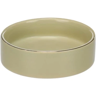 Image de Flamingo Gamelle pour la Nourriture et l&#039;eau Eram Vert 200ml Chien ou Chat en céramique émaillée Résistante, Stable Facile à Nettoyer