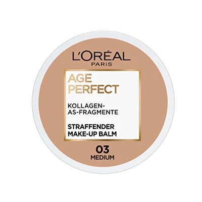 Image de L&#039;Oréal Paris AGE Perfect Makeup BALM Fond de teint, Femme, Taille: 18 ml, Medium