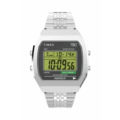 Image de Timex LAB Montre à affichage digital, Femme, Taille: One Size, Silver tone