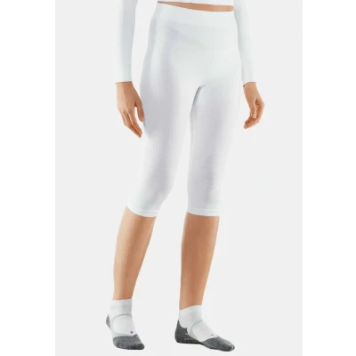 Image de Falke Maximum WARM 3/4 Tights Functional Underwear FOR COLD TO VERY Conditions Legging white, Femme, Taille: Large, White