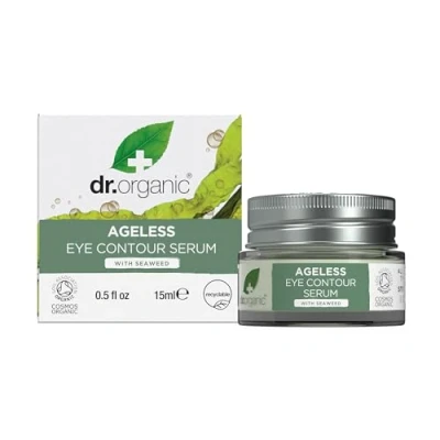 Image de Dr Organic Sérum Contour des Yeux Anti âge à l&#039;Algue Bio, Hydratant, Antirides, Naturel, Vegan, Non testé sur les animaux, Sans Paraben &amp; SLS, Recyclé Recyclable, Certifié 15ml