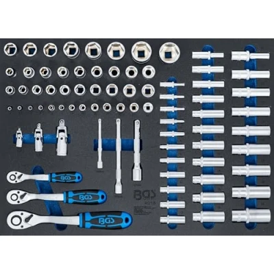 Image de BGS 4015 Insert de servante d&#039;atelier 3/3 : Jeu douilles 80 pièces