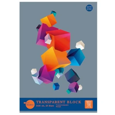 Image de Staufen Edition Dürer Bloc de 25 feuilles papier calque 80 g/m² Transparent Format A4