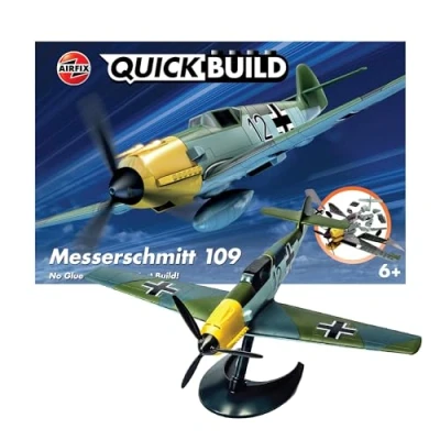 Image de Airfix Air craft QuickBuild Messerschmitt Bf109e, AIJ6001, Multicolore, grand