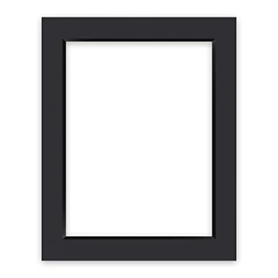 Image de nielsen Conservation Passepartout carton 1,5 mm format extérieur 40x50 cm pour d&#039;image 30x40 noir surface lisse