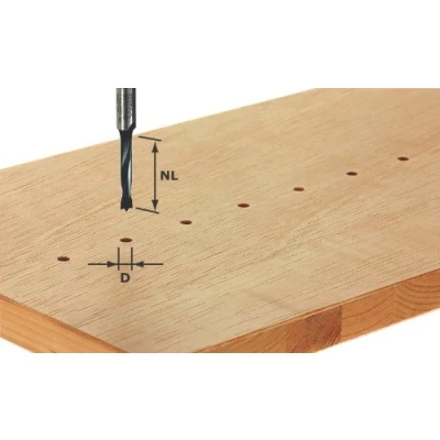 Image de Fraise pour tourillons HW avec queue de 8mm FESTOOL Dimensions : 8 mm