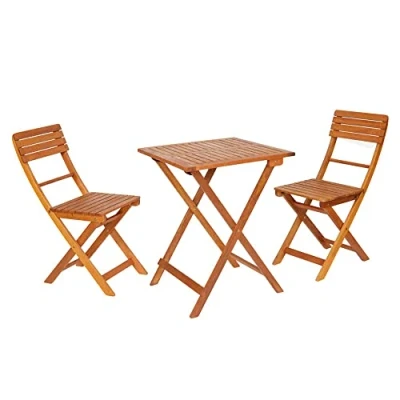 Image de SenS Line Bela ensemble bistro Bois dur d&#039;eucalyptus Pliable
