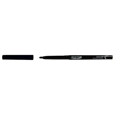 Image de Glam’Up Paris Crayon Yeux Rétractable Automatique Eyeliner Longue Durée Texture Onctueuse Couleur Intense Haute Précision Facile à Appliquer N1 Noir