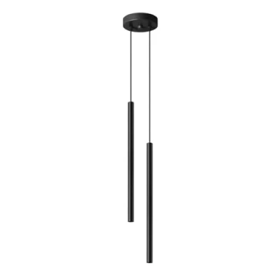 Image de Sollux Pastelo Plafonnier suspendu cluster moderne noir 2x G9